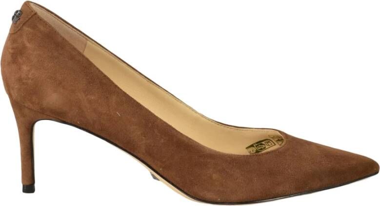 Guess Suede Decolletè Schoenen Brown Dames