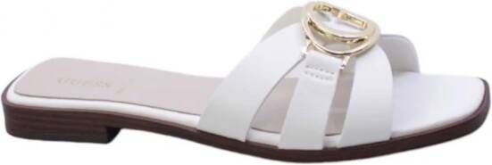 Guess Symo Slippers Dames Wit White Dames