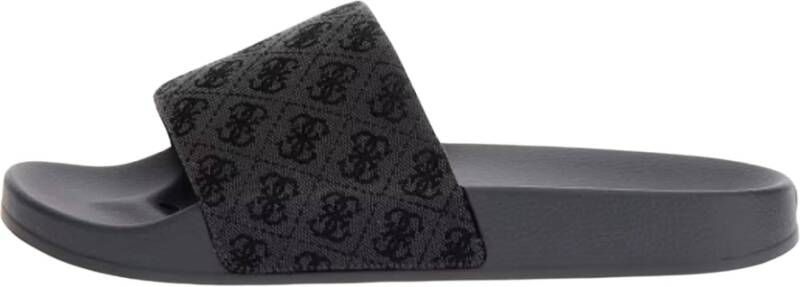 Guess Tokyo Katoenen Slippers met 4G Logo