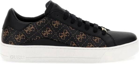 Guess Trendy zwarte herensneakers Zwart Heren - Foto 3