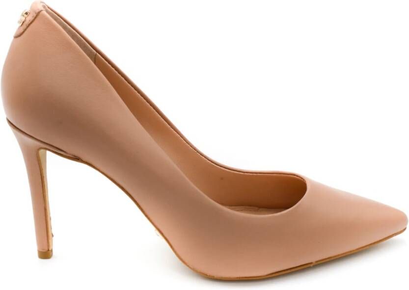 Guess Verhoog je stijl met leren pumps Beige Dames