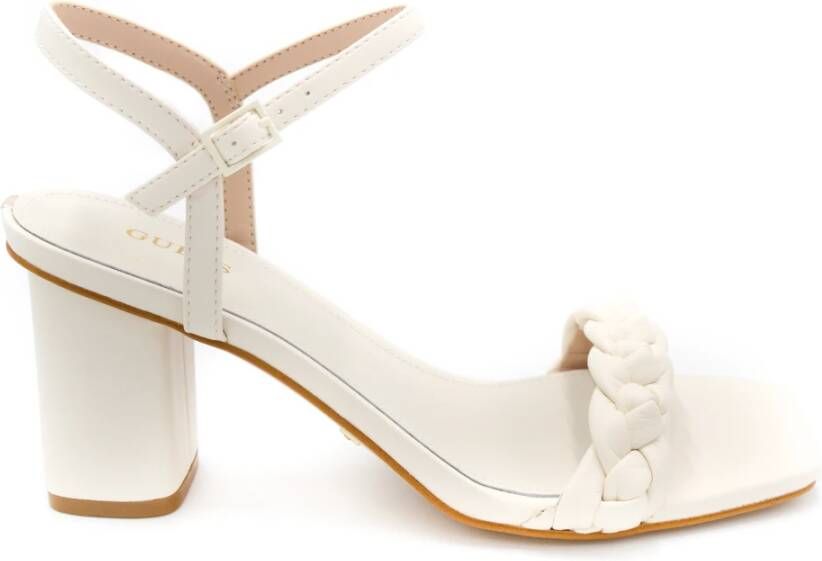 Guess Glamoureuze Elskens Hoge Hak Sandalen White Dames - Foto 5
