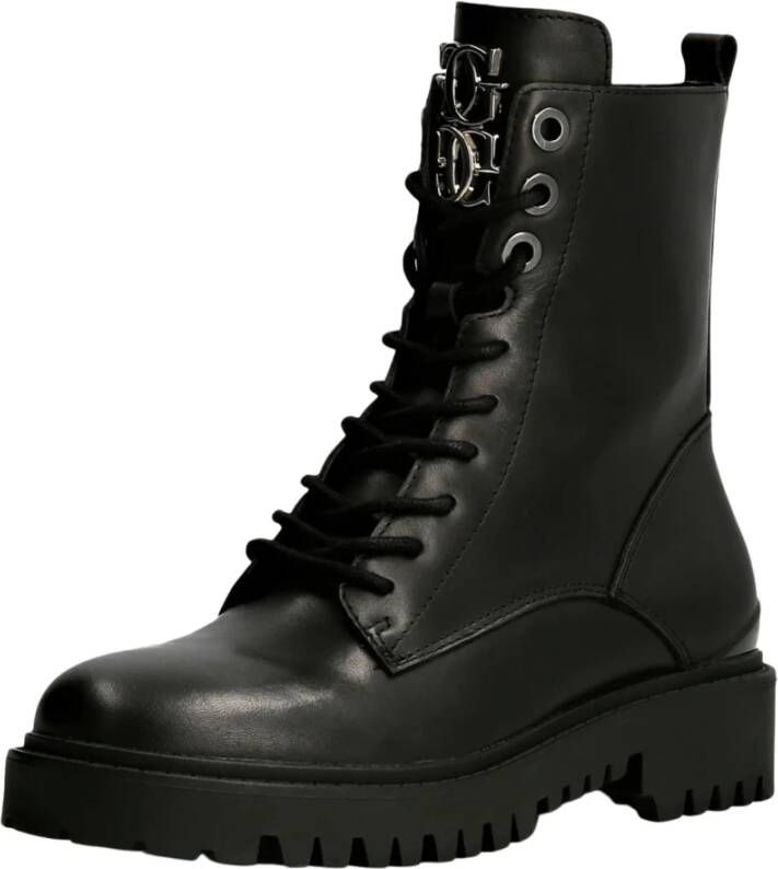 Guess Dames leren enkellaarzen Olone zwart Black Dames - Foto 6
