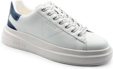 Guess Wit en grijs PU Sneakers Fmpvibsue12 White Heren