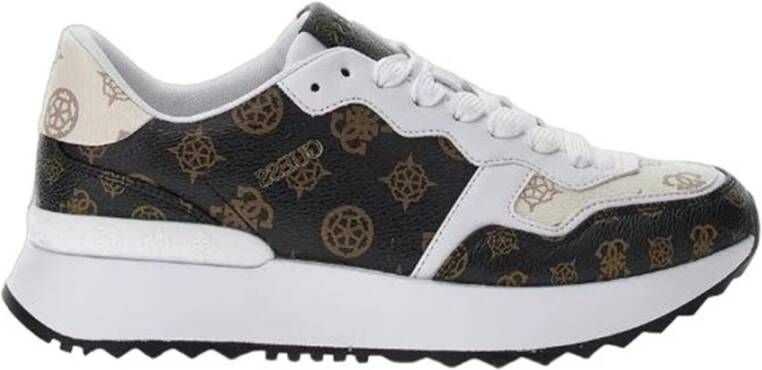 Guess Witte Casual Synthetische Sneakers oor rouwen Multicolor Dames