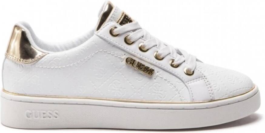 Guess Witte Embossed Bekie Active Lady Sneakers White Dames - Foto 6