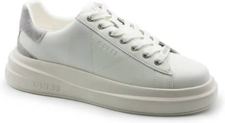 Guess Witte en grijze polyurethaan sneakers White Heren