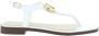 Guess Witte Gekruiste Band Sandalen White Dames - Thumbnail 2