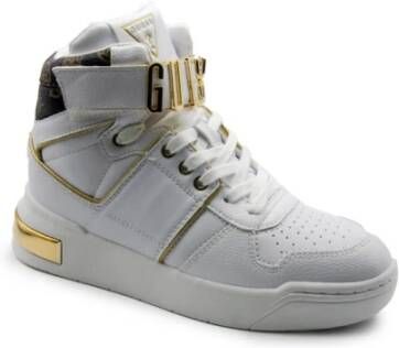 Guess Witte High-Top Sneakers Flpcr3Fal12 White Dames
