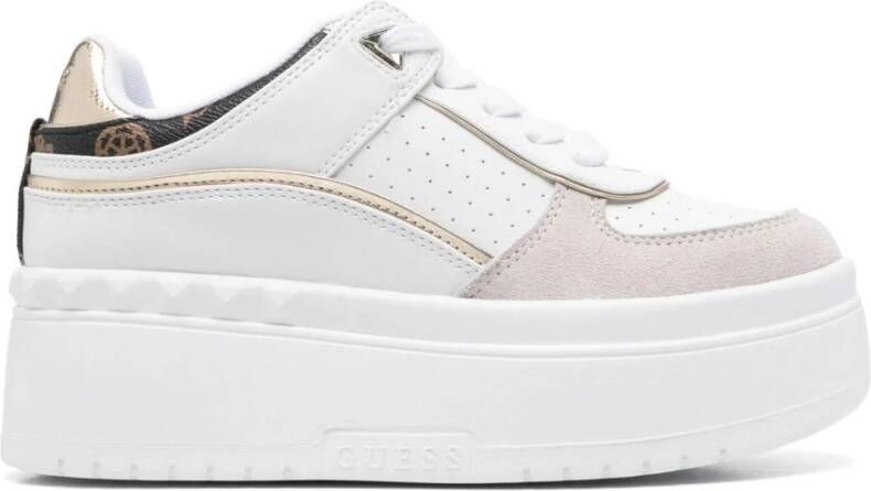 Guess Witte lage sneakers