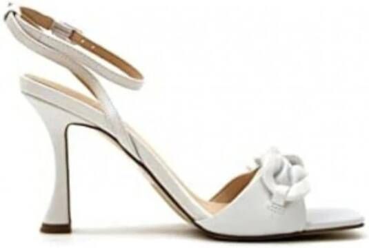Guess Heaton TC 95 Leren Sandaal White Dames