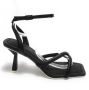 Guess Zwarte Strappy Damessandalen voor Lente Zomer Black Dames - Thumbnail 3