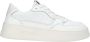 Guess Witte Leren Sneaker met 4 cm Rubberen Zool White Heren - Thumbnail 2