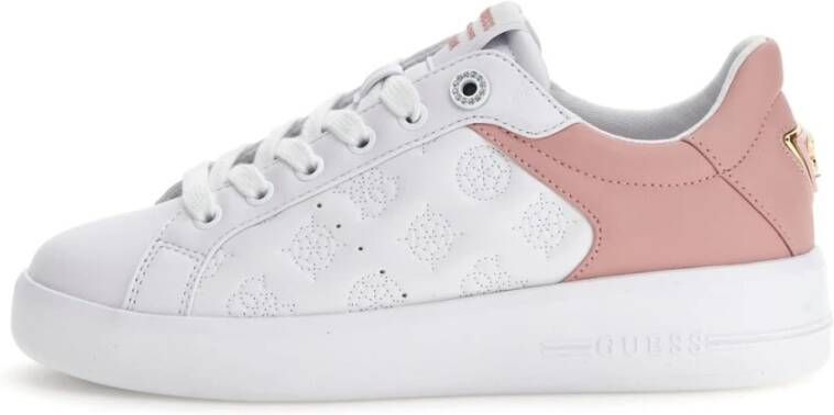 Guess Witte Leren Sneakers Model: Sneakers