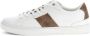 Guess Monogram PU Leren Sneakers Wit White Heren - Thumbnail 1