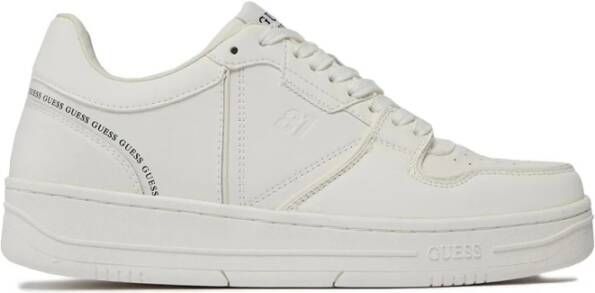 Guess Witte Sneakers Synthetische Herenschoenen White Heren