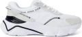 GUESS Slip-On Sporty Lace-Up Sneakers with Rubber Sole Wo White - Wit