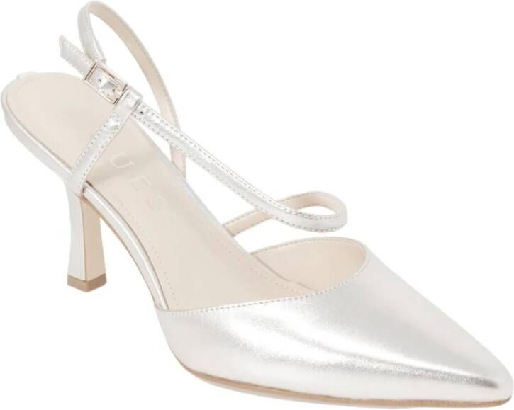 Guess Witte Stiletto Sandalen met Gesp Strik Sluiting White Dames - Foto 3