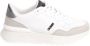 Guess Witte Vienna Sneaker Eco Leer Stof White Dames - Thumbnail 2