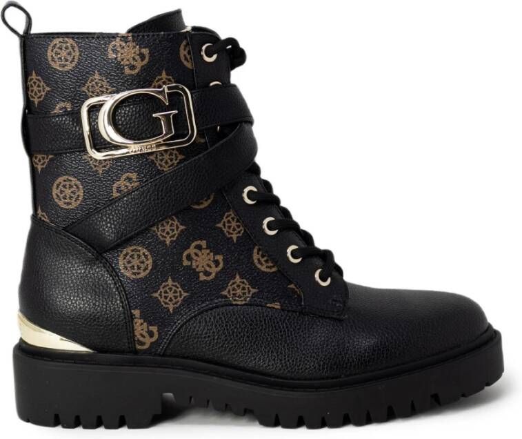 Guess Orana biker boot met gespdetail en logoprint - Foto 3