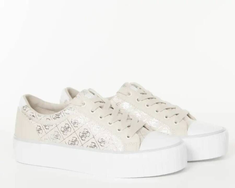 Guess Urbane Logo Sneakers Fl6Ntnfal12 4G Beige Dames - Foto 2