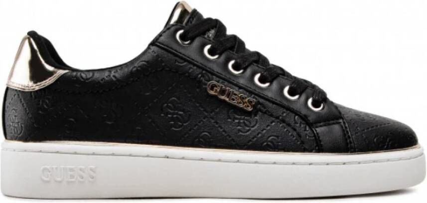 Guess Zwarte Bekie Active Lady Sneakers met reliëf Zwart Dames