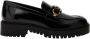 Guess Zwarte casual leren mocassins voor dames Black Dames - Thumbnail 2