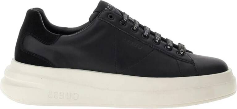 Guess Zwarte sportiee synthetische sneakers oor heren Black