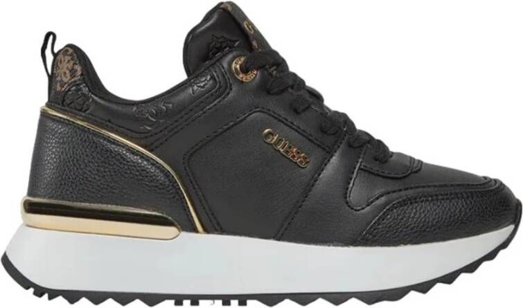 Guess Zwarte Casual Synthetische Sneakers oor Dames Black Dames
