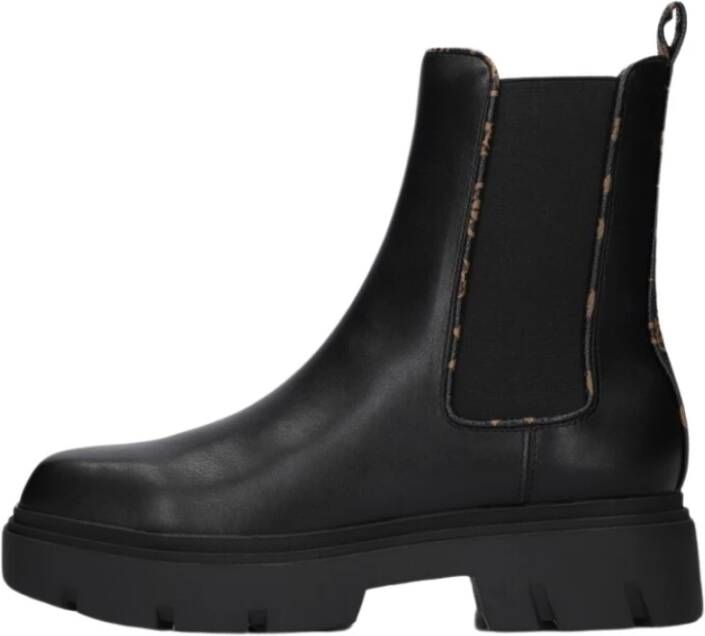 Guess Zwarte Chelsea Boots Reyon Dames Black Dames