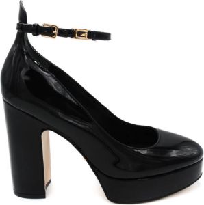 Guess Zwarte Lakleren Pumps 12cm Hakken Zwart Dames