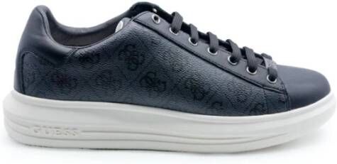 Guess Kolen Grijze Synthetische Sneakers voor Heren Black Heren Schoenen