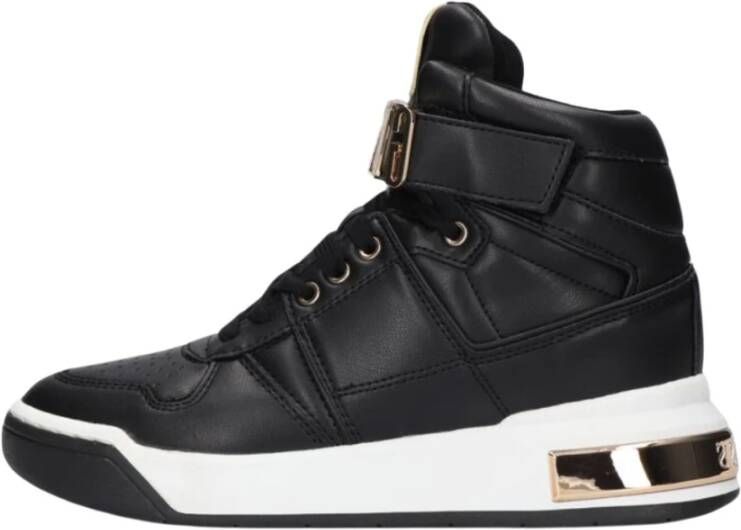 Guess Zwarte Hoge Sneakers Corten Black Dames