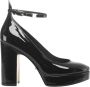 Guess Zwarte Lakleren Decollete met Enkelbandje Black Dames - Thumbnail 1