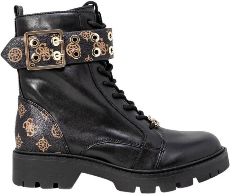 Guess Scarpe anfibio mod. riter in pelle D22Gu09 Fl7R2Rfal10