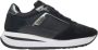Guess Zwarte Leren Sneakers met Ronde Neus - Thumbnail 2