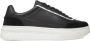Guess Zwarte Leren Sneakers Platform Schoenen - Thumbnail 1