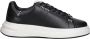 Guess Zwarte Leren Sneakers Sportschoenen - Thumbnail 1