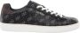Guess Zwarte Logo 4G Lage Sneakers - Thumbnail 2