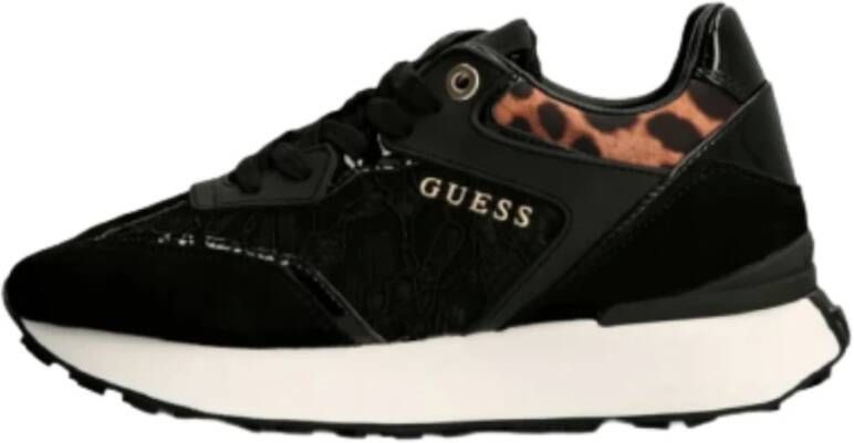 Guess Zwarte Luchia Sneaker Schoenen Zwart Dames