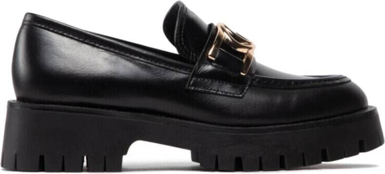Guess Zwarte platte schoenen met metalen detail Black Dames - Foto 3