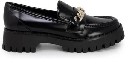 Guess Zwarte Platte Polyethyleen Lage Schoenen