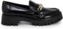 Guess Zwarte Platte Polyethyleen Lage Schoenen - Thumbnail 2