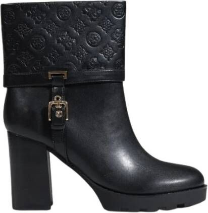 Guess Zwarte Polyethyleen laars voor vrouwen Black Dames