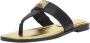 GUESS Raison damesslippers slip-on zwart natuurlijk leer comfortabel - Thumbnail 2