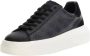 Guess Zwarte Sneakers 4G Logo Suède Inzetstukken Black Heren - Thumbnail 19