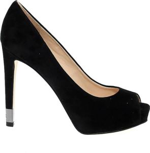 Guess Zwarte suède leren pump voor vrouwen Zwart Dames
