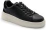 Guess Zwarte suède sneakers met logodetails Black Dames - Thumbnail 2