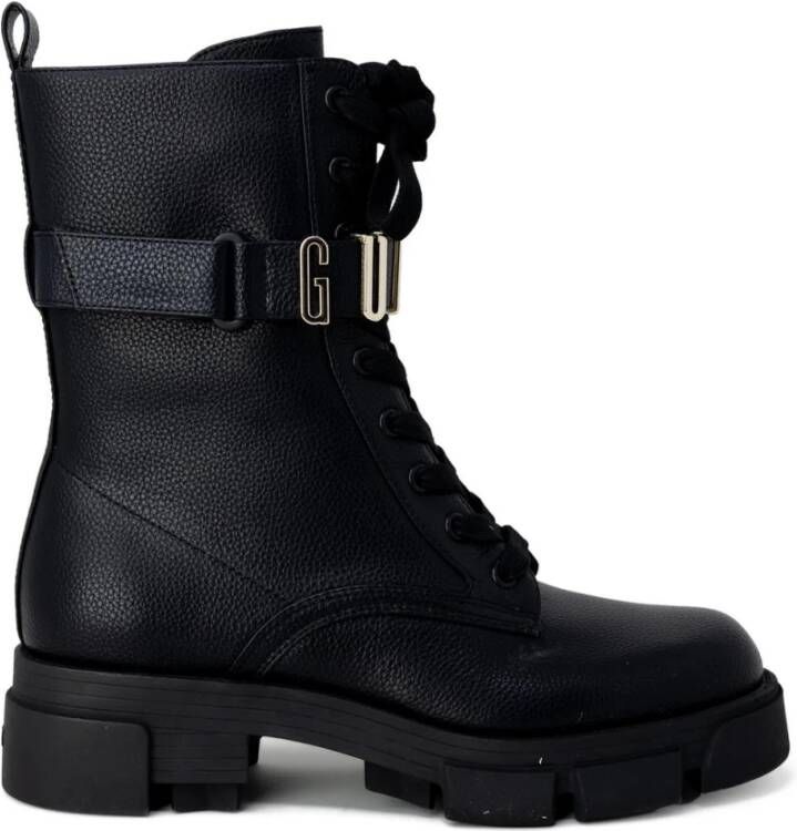 Guess Zwarte Veterschoenen voor Dames Black Dames