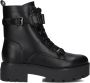 Guess Zwarte Veters Polyurethaan Laarzen Black Dames - Thumbnail 23